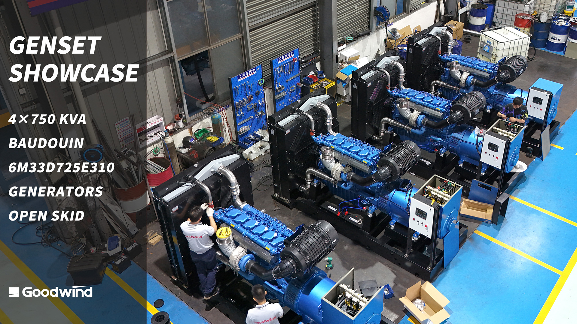 Goodwind Power Generator - Baudouin open series